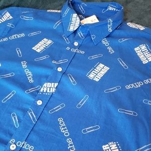 "The Office" mens 2XL button up